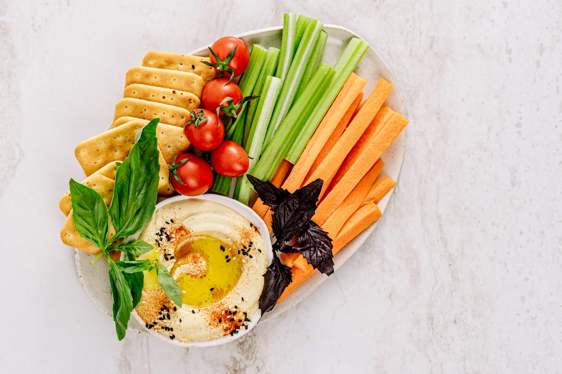 hummus in a bowl